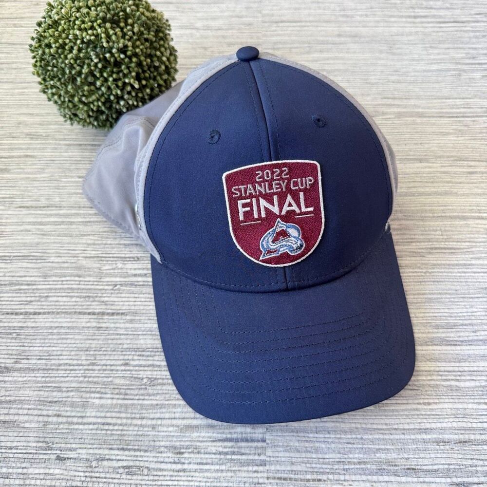 Colorado Avalanche 2022 Stanley Cup Final Locker Room Snapback Hat Fanatics NHL